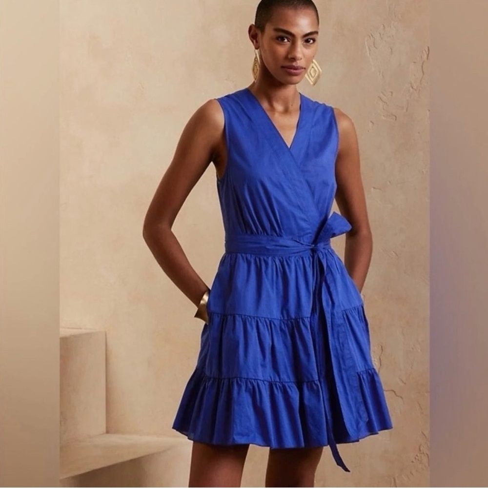 BANANA REPUBLIC Stampa Mini Dress SIZE: SMALL - Picture 3 of 3